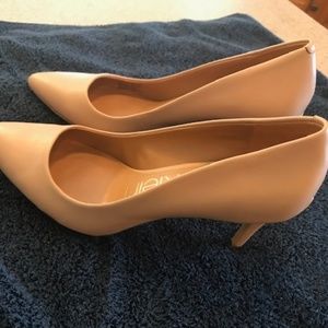 Calvin Klein Heels - nude colored